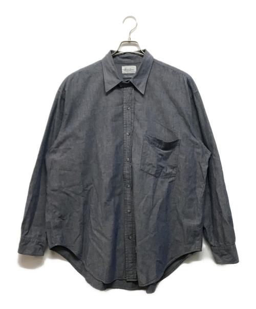Marvine Pontiak Shirt Makers（マーヴィンポンティアックシャツメイカーズ）Marvine Pontiak Shirt Makers (マーヴィンポンティアックシャツメイカーズ) チンストラップシャツ ネイビー サイズ:１の古着・服飾アイテム