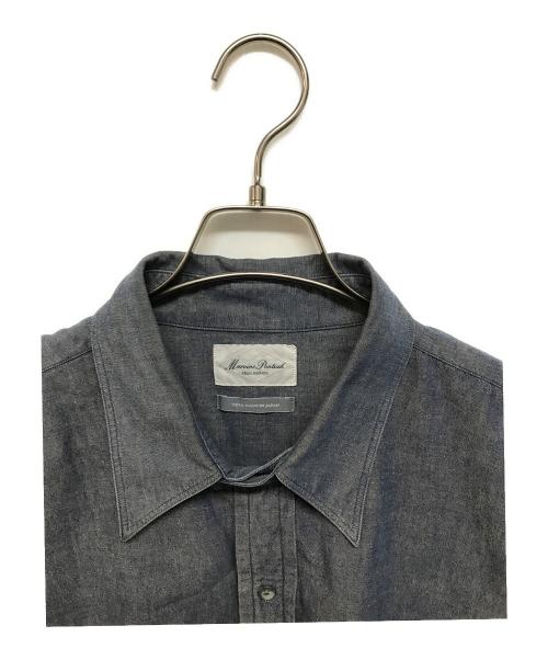Marvine Pontiak Shirt Makers（マーヴィンポンティアックシャツメイカーズ）Marvine Pontiak Shirt Makers (マーヴィンポンティアックシャツメイカーズ) チンストラップシャツ ネイビー サイズ:１の古着・服飾アイテム