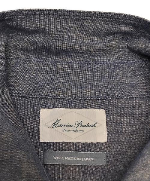 Marvine Pontiak Shirt Makers（マーヴィンポンティアックシャツメイカーズ）Marvine Pontiak Shirt Makers (マーヴィンポンティアックシャツメイカーズ) チンストラップシャツ ネイビー サイズ:１の古着・服飾アイテム