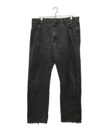 Wrangler（ラングラー）の古着「90sデニムパンツ」｜ブラック