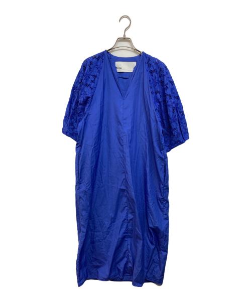 ticca（ティッカ）TICCA (ティッカ) レースバルーンスリーブワンピース パープル サイズ:Freeの古着・服飾アイテム