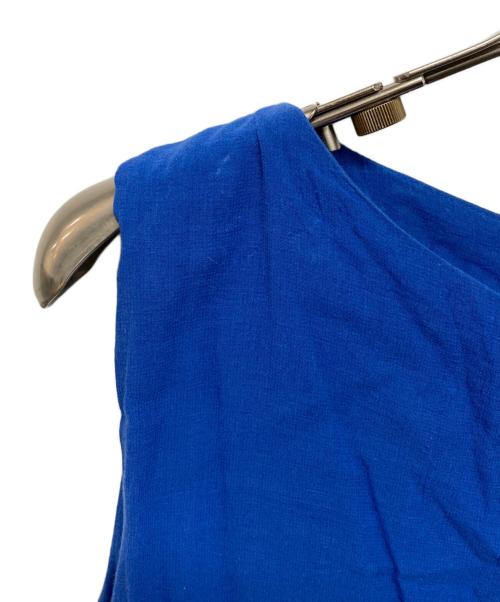 Whim Gazette（ウィムガゼット）Whim Gazette (ウィムガゼット) コットンフレアロングワンピース ブルー サイズ:Freeの古着・服飾アイテム