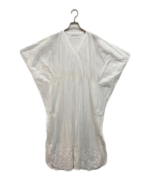 MARIHA（マリハ）MARIHA (マリハ) 夏の光のドレス ペイズリー レース ロングワンピース ホワイト サイズ:Freeの古着・服飾アイテム