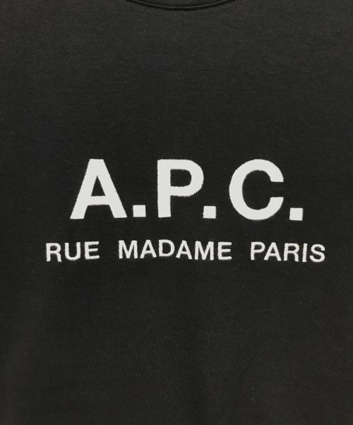 A.P.C.（アーペーセー）A.P.C. (アーペーセー) RUE MADAME PARIS Tシャツ ブラック サイズ:SIZE XL 未使用品の古着・服飾アイテム