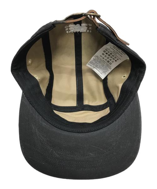 SUPREME（シュプリーム）Supreme (シュプリーム) MM6 Maison Margiela (エムエムシックスメゾンマルジェラ) 24SS Painted Camp Cap ブラック サイズ:ONE SIZE(58cm)の古着・服飾アイテム