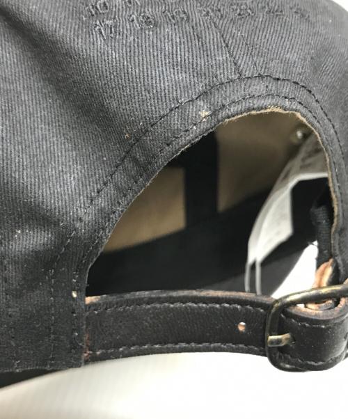 SUPREME（シュプリーム）Supreme (シュプリーム) MM6 Maison Margiela (エムエムシックスメゾンマルジェラ) 24SS Painted Camp Cap ブラック サイズ:ONE SIZE(58cm)の古着・服飾アイテム