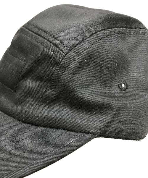 SUPREME（シュプリーム）Supreme (シュプリーム) MM6 Maison Margiela (エムエムシックスメゾンマルジェラ) 24SS Painted Camp Cap ブラック サイズ:ONE SIZE(58cm)の古着・服飾アイテム