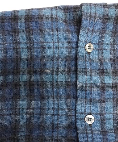 PENDLETON（ペンドルトン）PENDLETON (ペンドルトン) 60sウールチェックシャツ ネイビー サイズ:Mの古着・服飾アイテム