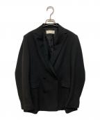 Plageプラージュ）の古着「Twill W Breasted ジャケット」｜ブラック