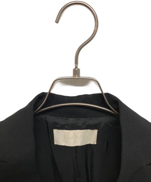 Plage（プラージュ）Plage (プラージュ) Twill W Breasted ジャケット ブラック サイズ:38の古着・服飾アイテム