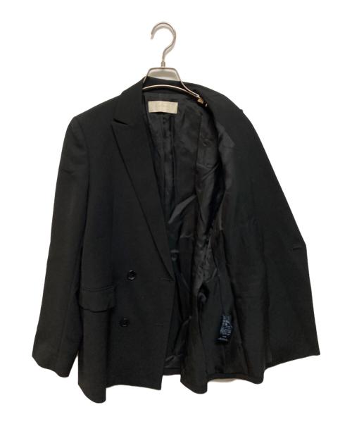 Plage（プラージュ）Plage (プラージュ) Twill W Breasted ジャケット ブラック サイズ:38の古着・服飾アイテム