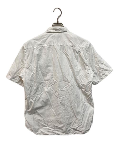 COMME des GARCONS HOMME（コムデギャルソン オム）COMME des GARCONS HOMME (コムデギャルソン オム) プリーツデザイン半袖シャツ ホワイト サイズ:Mの古着・服飾アイテム