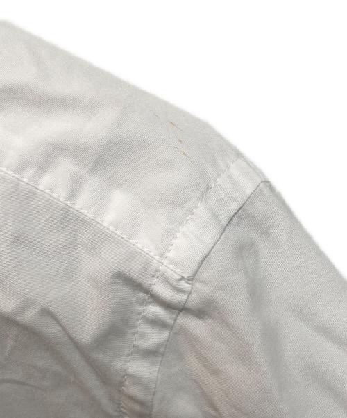 COMME des GARCONS HOMME（コムデギャルソン オム）COMME des GARCONS HOMME (コムデギャルソン オム) プリーツデザイン半袖シャツ ホワイト サイズ:Mの古着・服飾アイテム