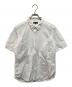 COMME des GARCONS HOMME（コムデギャルソン オム）の古着「プリーツデザイン半袖シャツ」｜ホワイト
