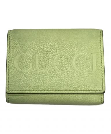 中古・古着通販】GUCCI (グッチ) エンボスロゴミニウォレット