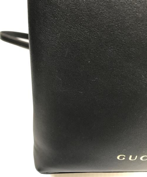 GUCCI（グッチ）GUCCI (グッチ) スモールバケットバッグ ブラックの古着・服飾アイテム