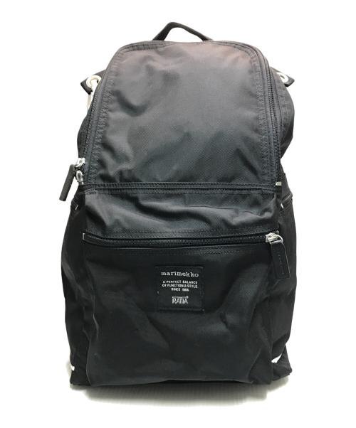 marimekko（マリメッコ）marimekko (マリメッコ) Buddy バックパック ブラックの古着・服飾アイテム