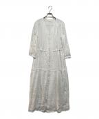 23区×LIBECOニジュウサンク×リベコ）の古着「リネンシャツワンピース」｜ホワイト