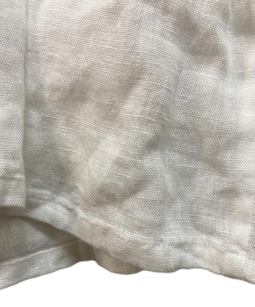 23区（ニジュウサンク）23区 (ニジュウサンク) LIBECO (リベコ) リネンシャツワンピース ホワイト サイズ:36の古着・服飾アイテム