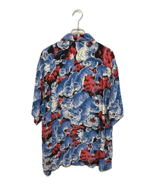 HOUSTON（ヒューストン）HOUSTON (ヒューストン) ALOHA SHIRT ブルー サイズ:XLの古着・服飾アイテム
