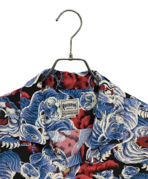 HOUSTON（ヒューストン）HOUSTON (ヒューストン) ALOHA SHIRT ブルー サイズ:XLの古着・服飾アイテム
