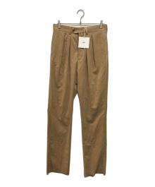 NEAT（ニート）の古着「ULTRA SUEDE STANDARD スラックス」｜ベージュ