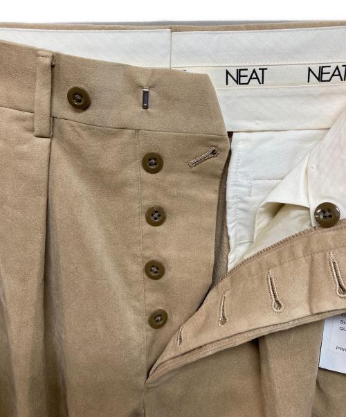 NEAT（ニート）NEAT (ニート) ULTRA SUEDE STANDARD スラックス ベージュ サイズ:46 未使用品の古着・服飾アイテム