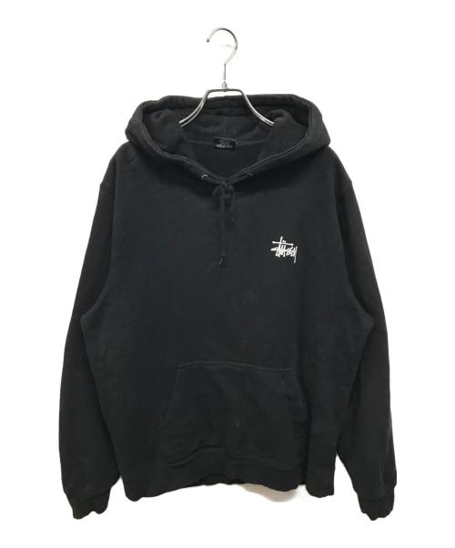 stussy（ステューシー）stussy (ステューシー) BASIC STUSSY HOOD ブラック サイズ:Mの古着・服飾アイテム
