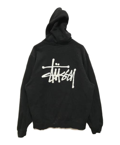 stussy（ステューシー）stussy (ステューシー) BASIC STUSSY HOOD ブラック サイズ:Mの古着・服飾アイテム