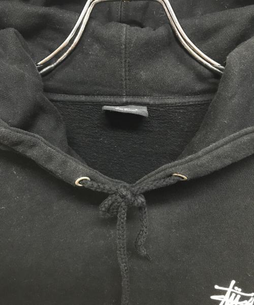stussy（ステューシー）stussy (ステューシー) BASIC STUSSY HOOD ブラック サイズ:Mの古着・服飾アイテム