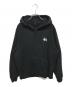 stussy（ステューシー）の古着「BASIC STUSSY HOOD」｜ブラック
