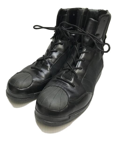 adidas（アディダス）adidas (アディダス) YOHJI YAMAMOTO (ヨウジヤマモト) YY PUNK SUPERSTAR ブラック サイズ:27cmの古着・服飾アイテム