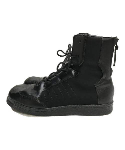 adidas（アディダス）adidas (アディダス) YOHJI YAMAMOTO (ヨウジヤマモト) YY PUNK SUPERSTAR ブラック サイズ:27cmの古着・服飾アイテム