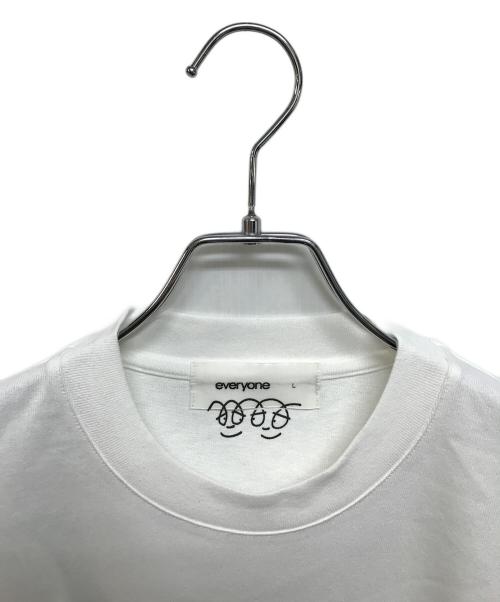 everyone（エブリワン）everyone (エブリワン) ショートスリーブＴシャツ ホワイト サイズ:Lの古着・服飾アイテム