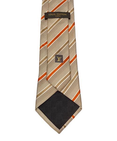 LOUIS VUITTON（ルイ ヴィトン）LOUIS VUITTON (ルイ ヴィトン) シルクネクタイ ベージュ サイズ:-の古着・服飾アイテム
