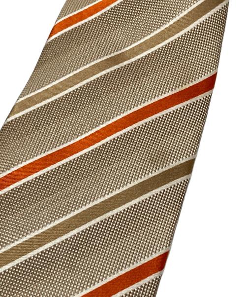 LOUIS VUITTON（ルイ ヴィトン）LOUIS VUITTON (ルイ ヴィトン) シルクネクタイ ベージュ サイズ:-の古着・服飾アイテム