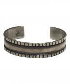 Navajoナバホ）の古着「チゼルワークバングル」｜シルバー