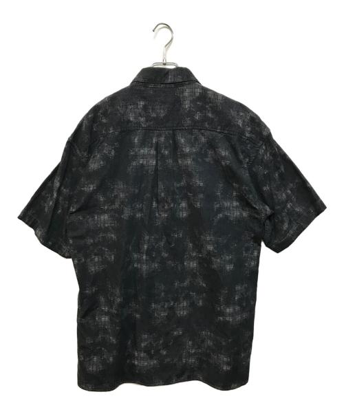 Paul Smith RED EAR（ポールスミス レッドイヤー）Paul Smith RED EAR (ポールスミス レッドイヤー) 転写プリントオープンカラーシャツ ブラック サイズ:Lの古着・服飾アイテム