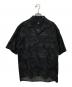 Paul Smith RED EAR（ポールスミス レッドイヤー）の古着「転写プリントオープンカラーシャツ」｜ブラック