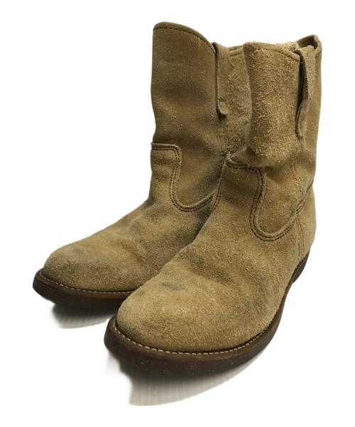 RED WING（レッドウィング）RED WING (レッドウィング) ペコスブーツ ベージュ サイズ:26.5の古着・服飾アイテム