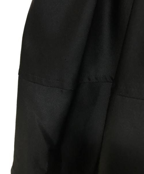 BLACK COMME des GARCONS（ブラックコムデギャルソン）BLACK COMME des GARCONS (ブラックコムデギャルソン) カットオフティアードロングスカート ブラック サイズ:Sの古着・服飾アイテム