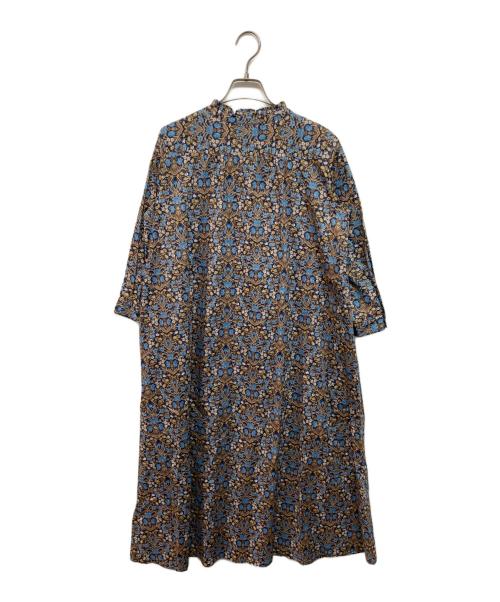 Shower Party（シャワーパーティー）Shower Party (シャワーパーティー) リバティ柄シャツワンピース ネイビー サイズ:1 未使用品の古着・服飾アイテム