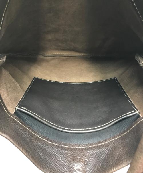 HERZ ORGAN（ヘルツ オルガン）HERZ ORGAN (ヘルツ オルガン) トートバッグ ブラウンの古着・服飾アイテム