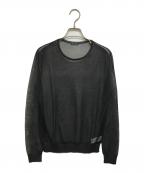 LUDLOWラドロー）の古着「シルクシアートップス」｜ブラック