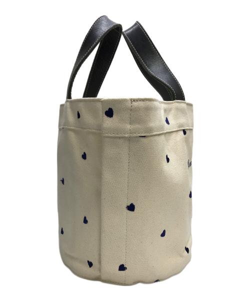 LUDLOW（ラドロー）LUDLOW (ラドロー) UNITED ARROWS (ユナイテッドアローズ) キャンバスバッグ ホワイトの古着・服飾アイテム