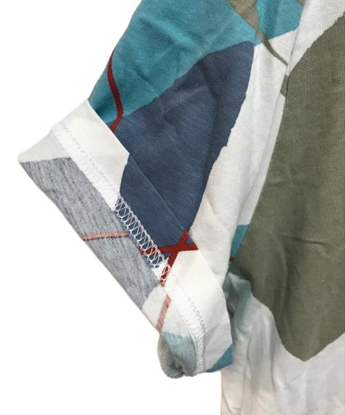 Vivienne Westwood man（ヴィヴィアン ウェストウッド マン）Vivienne Westwood man (ヴィヴィアン ウェストウッド マン) プリントTシャツ ホワイト×ブルー サイズ:Sの古着・服飾アイテム