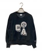 Champion×FRAMeWORKチャンピオン×フレームワーク）の古着「別注REVERS WEAVEスウェット」｜ブラック