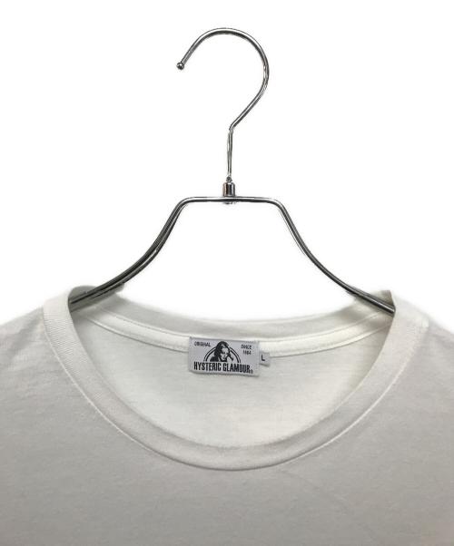 Hysteric Glamour（ヒステリックグラマー）Hysteric Glamour (ヒステリックグラマー) CASBA リップ Tシャツ ホワイト サイズ:Lの古着・服飾アイテム