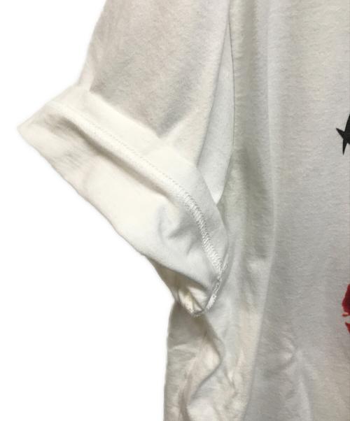 Hysteric Glamour（ヒステリックグラマー）Hysteric Glamour (ヒステリックグラマー) CASBA リップ Tシャツ ホワイト サイズ:Lの古着・服飾アイテム