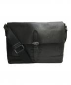 COACHコーチ）の古着「Hudson Messenger／メッセンジャーバッグ」｜ブラック